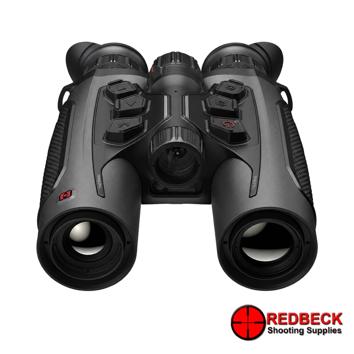 HIKMICRO HABROK 4K HH35L 2.0 day, night and thermal binoculars – front lenses – Redbeck Shooting Supplies