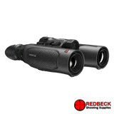 HIKMICRO HABROK 4K HH35L 2.0 day, night and thermal binoculars – front side angle – Redbeck Shooting Supplies