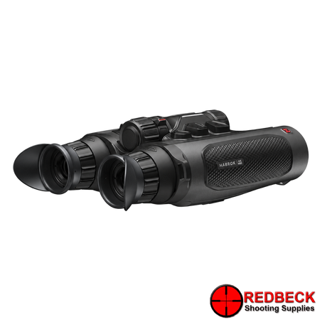 HIKMICRO HABROK 4K HH35L 2.0 day, night and thermal binoculars – rear side angle – Redbeck Shooting Supplies