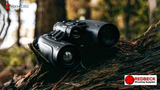 HIKMICRO HABROK 4K HH35L 2.0 day night and thermal binoculars – woodland log – Redbeck Shooting Supplies