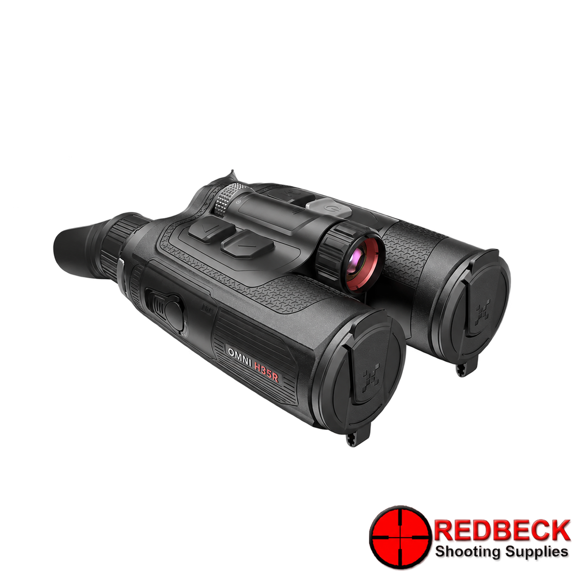 Nocpix OMNI H35R 8K day, night and thermal binoculars – front left view – Redbeck Shooting Supplies