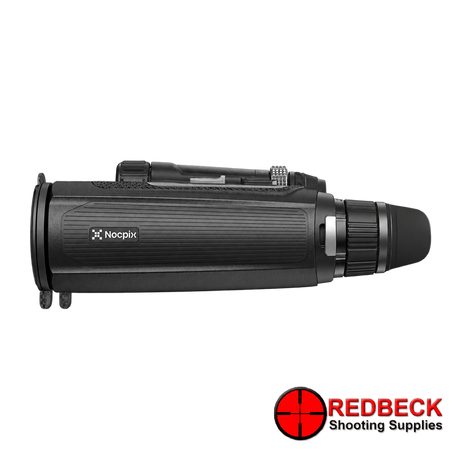 Nocpix OMNI L19R 8K day, night and thermal binoculars – left side view – Redbeck Shooting Supplies