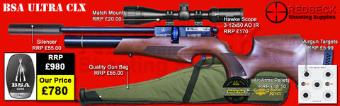 BSA Ultra CLX Air Rifle Bag Package Deal