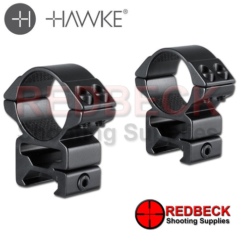 HAWKE MATCH MOUNT 30MM 2 PIECE WEAVER HIGH