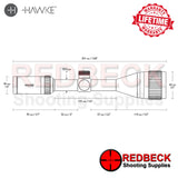 HAWKE Vantage 3-9×50 AO IR Mil Dot SCOPE