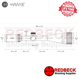 Hawke Vantage 4-16×50 AO Rimfire .17 HMR