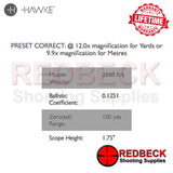 Hawke Vantage 4-12×40 AO Rimfire .17 HMR