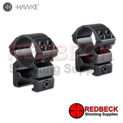 Hawke Match Mounts 1" 2 Piece Weaver