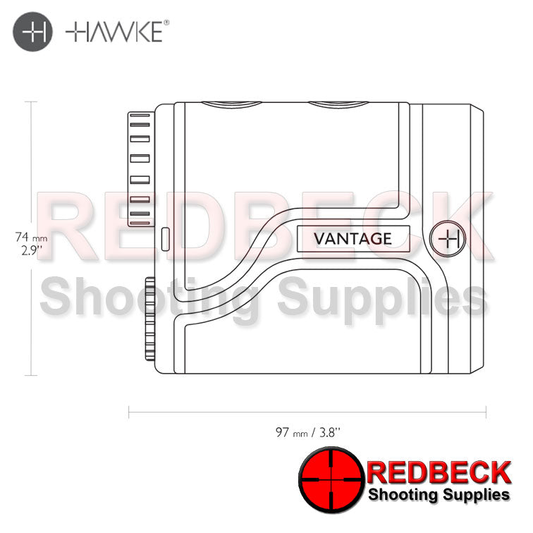 Hawke Laser Range Finder Vantage 600 Metres