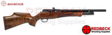 Daystate Huntsman Revere Air Rifle in walnut stock with sidelever action.