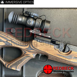 Immersive Optics 14x50 Prismatic Rifle Scope MilDot Extended with MOA Adjustable Mounts