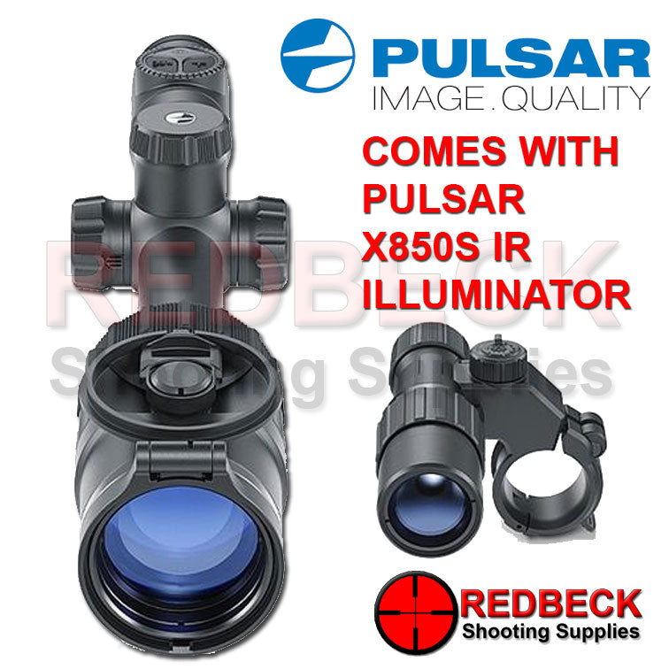 Pulsar Digex C50 Digital Colour Night Vision Scope with X850S IR illuminator package