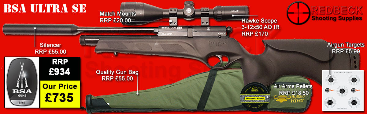 BSA Ultra SE Tactical Bag Package Deal