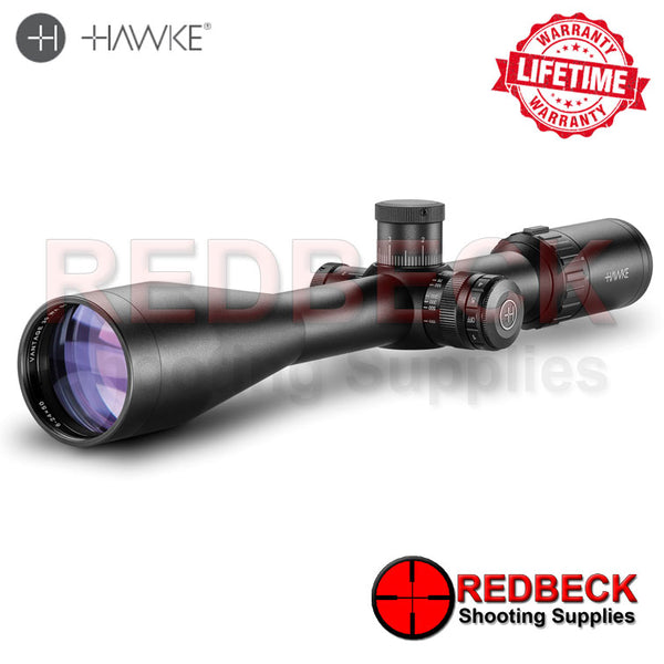 HAWKE VANTAGE 30 WA SF 6-24x50 HALF MIL DOT IR RETICLE