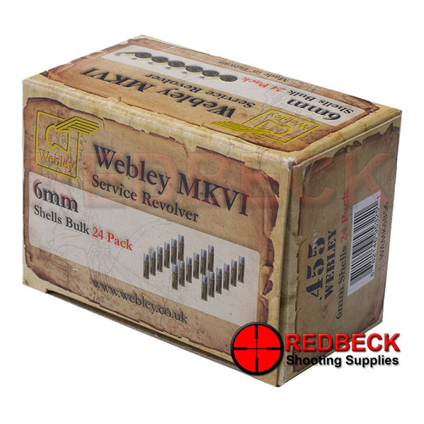 Webley MKVI Replacement Shells 24 Pack Bulk Pack of 24