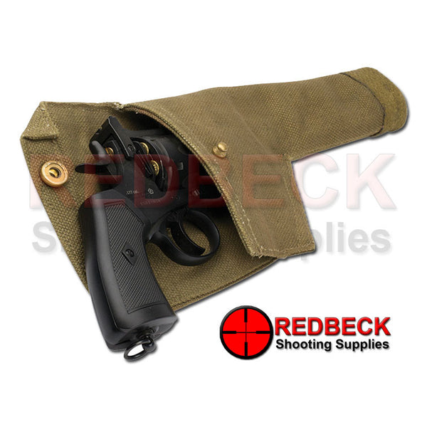 open Webley MKVI Canvas Holster