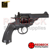 Webley MK6 MKVI Pellet Firing Service Revolver 4" Black