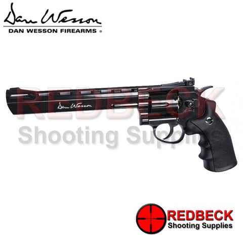 Dan Wesson 8" Black Airgun Pistol - Pellet Firing