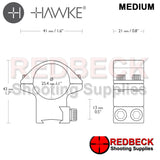 Match Mount 2 Piece 9-11 mm Specifications