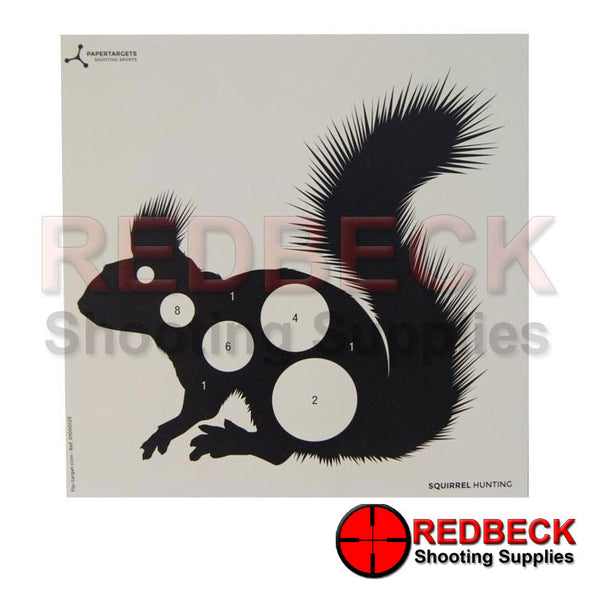 Flip Target Paper Targets - Squirrel – Redbeck Shooting Supplies